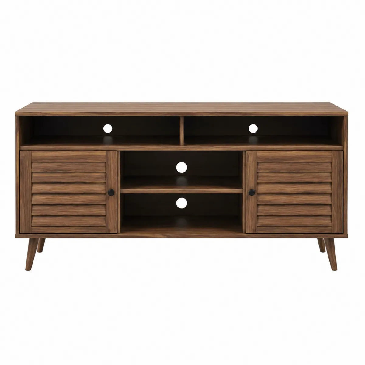 Szafka RTV z drewna fornirowanego 120x40x60 cm