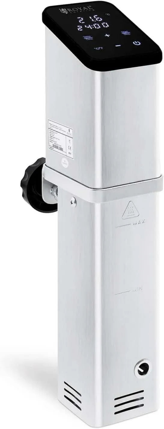 Royal Catering, RCVG- 45 Gotowanie, 500 W, 5 do 90°C, Stoper, Usługi restauracyjne, Kuchnia Gotowanie pod Vid Niską Tempera, Royal RCVG-45