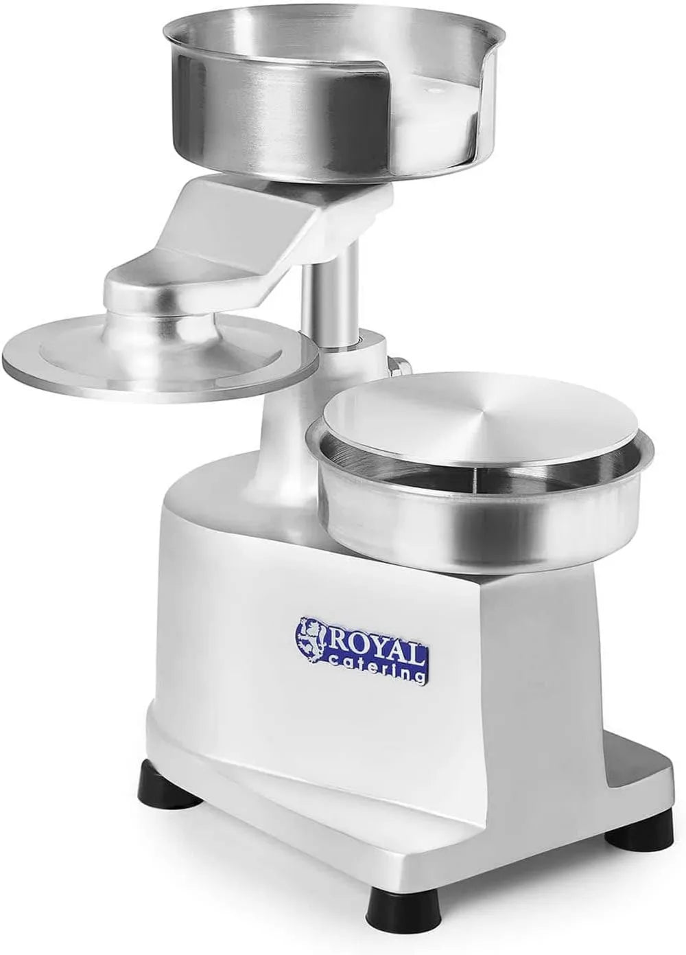 Royal Catering, RCHM- 130 Hamburger Maszyna, Prasa, 26x58.5x37.5 cm, 2 pola grzewcze, Ø 13 cm, 1000 W, 5 cm, catering, powłoka non@-@ stick RCHM-130