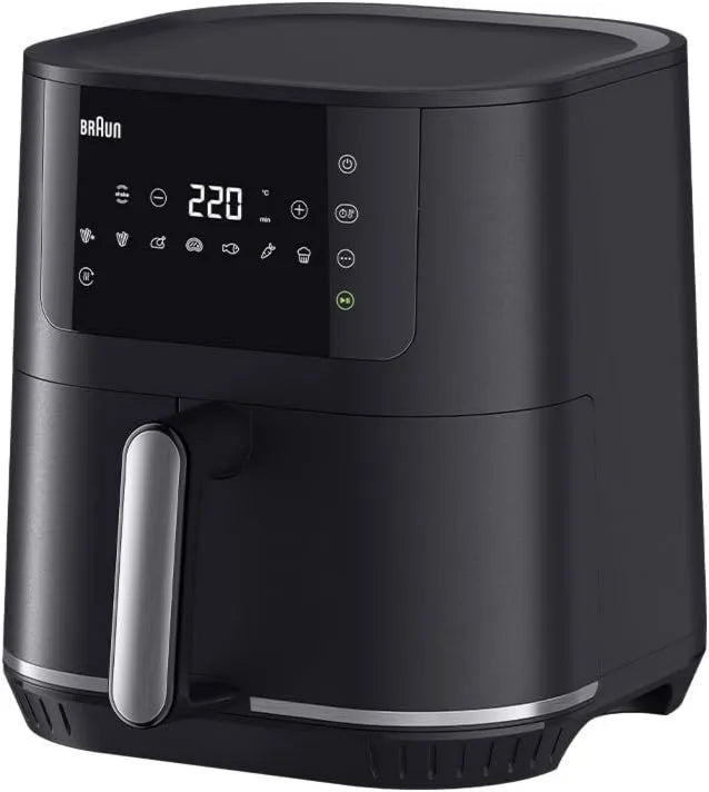 Braun HF5030IBK frytkownica, 1700 W, 8 programów, MultiFry5, frytkownica powietrzna, 8 programów gotowania, cyfrowy wyświetlacz LED
