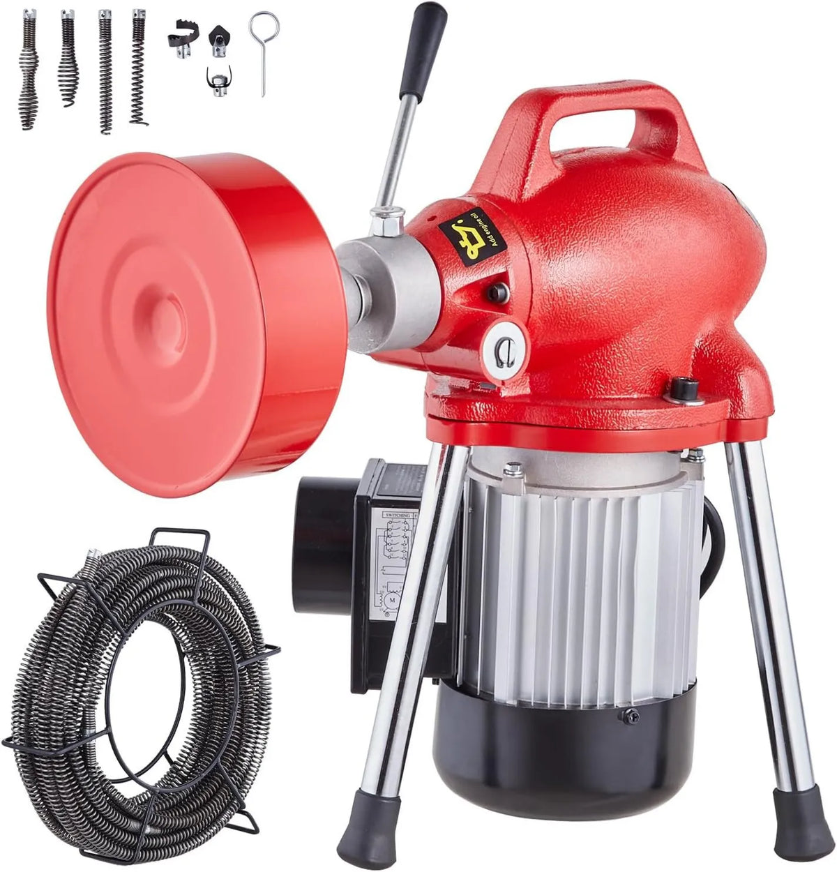 VEVOR, W 7 Maszyna, 10 cm, 250 W, 20 m, 16 mm, 4, 6 m, 9, 5 mm, do węży 4- 10 cm