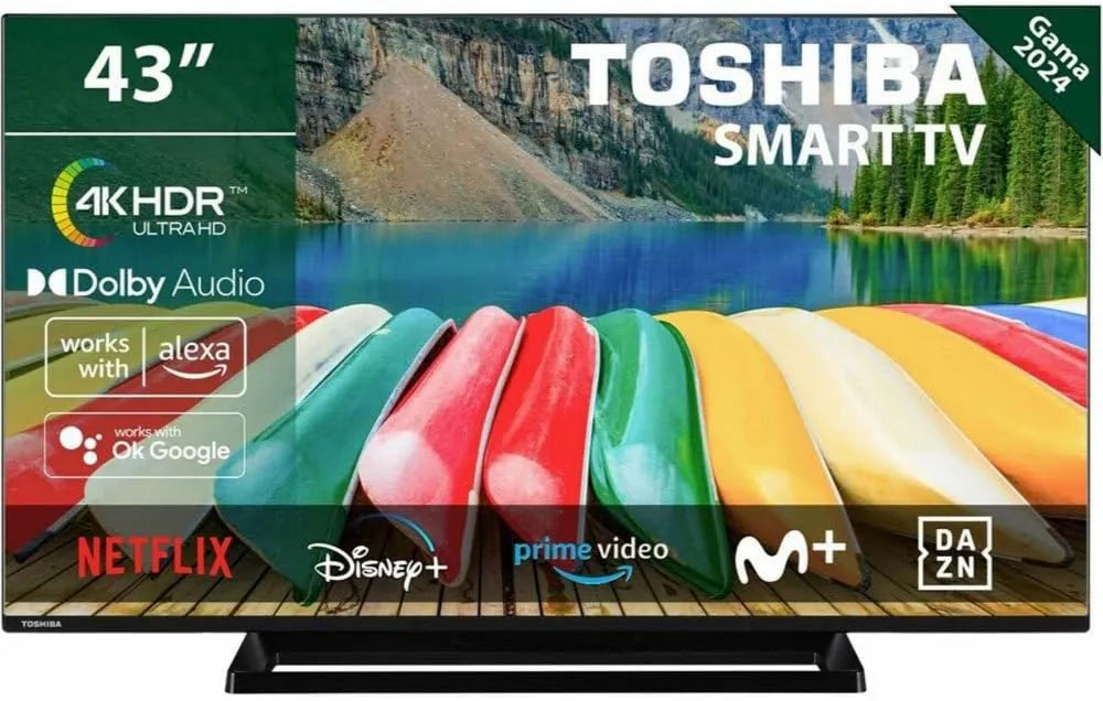 Toshiba telewizor, 43UV3363DG Smart TV, 43 cali, TV, 4K UHD, czarny, 43UV3363DG TV 109, 2 cm, m2