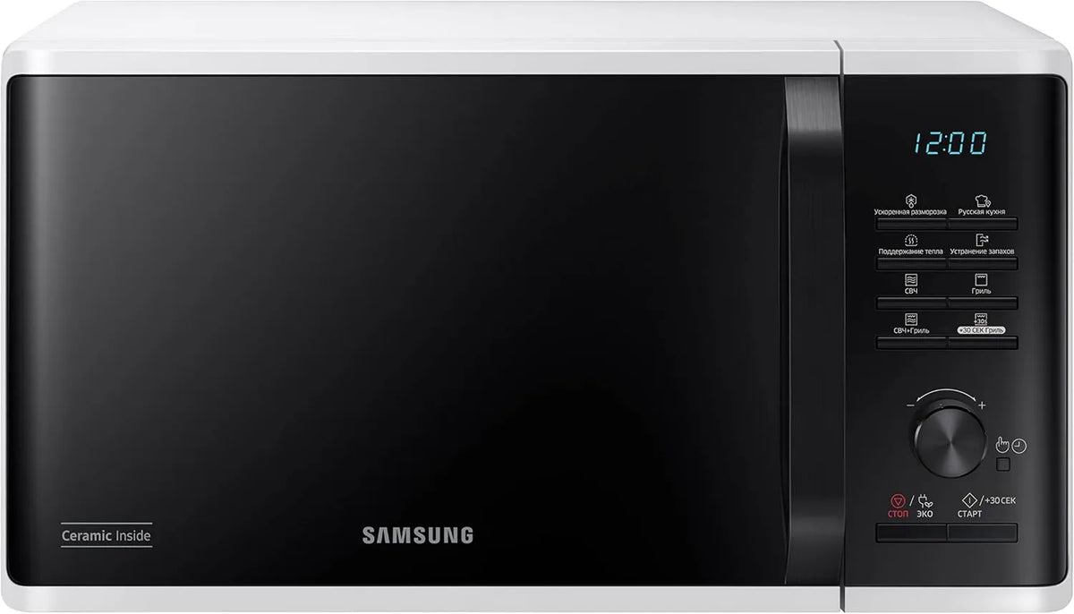 Samsung, MG2AK3515AW / ET 39p Kuchenka mikrofalowa, 23 l, 800 / 1100 W, grill, biały, 49 l x 27, 5 h x 39p cm, Bezpłatna instalacja MG2AK3515AW/ET