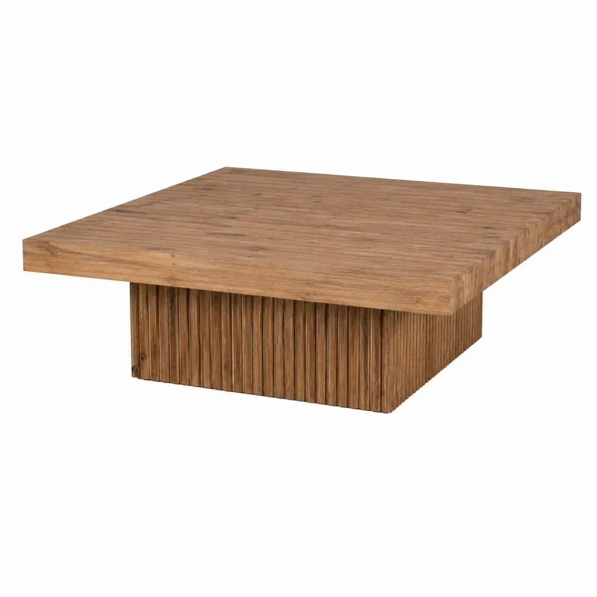 Stolik kawowy bambusowy 100x100x40 cm