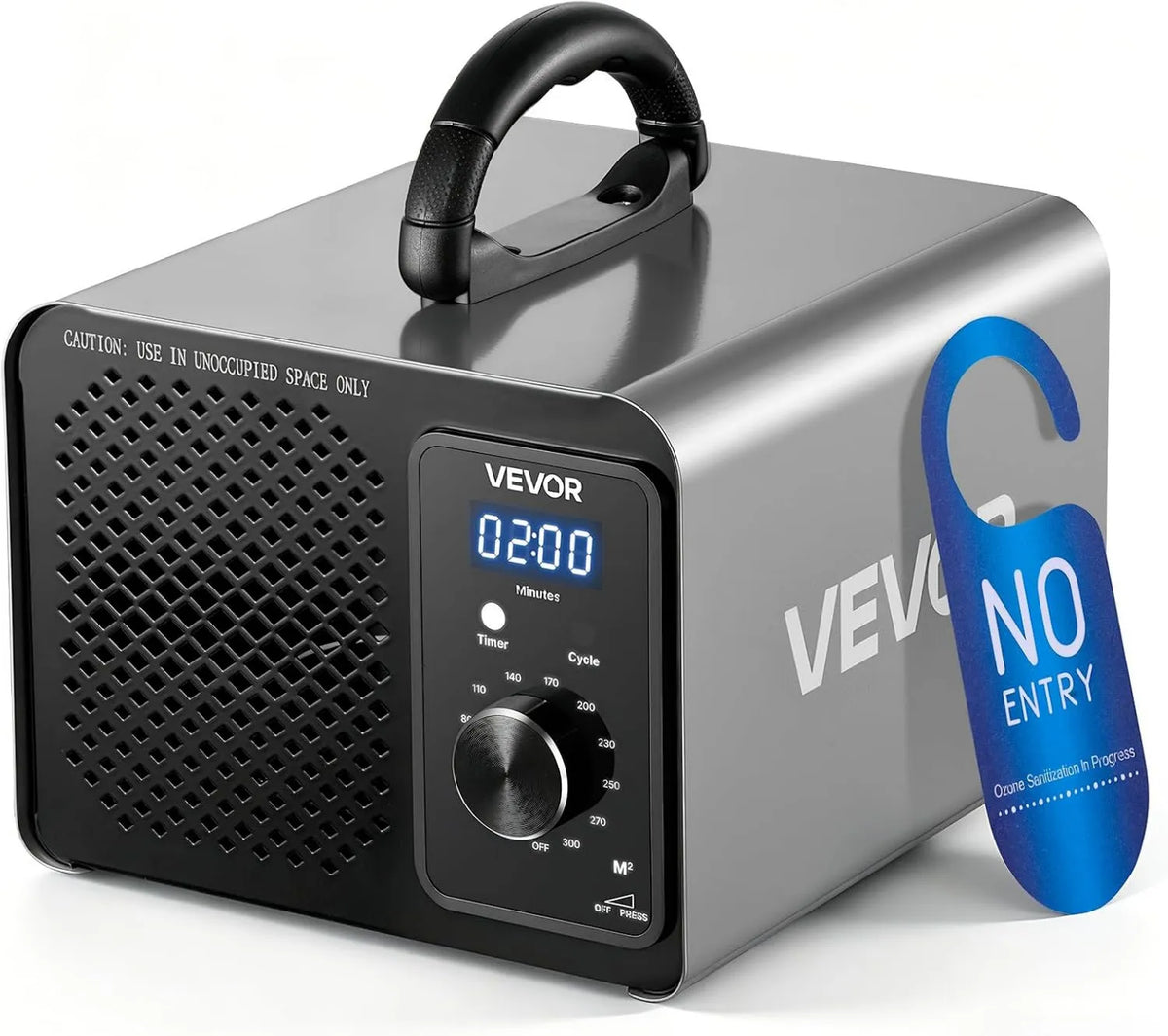 VEVOR oczyszczacz powietrza, Czas, Ozon Generator 36000 mg / h, Ozone maszyna z 15 s różnych rozruchu, do 300 m²
