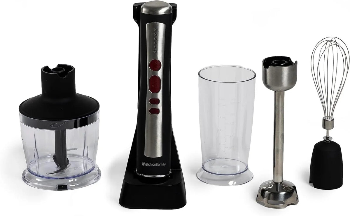 Melchioni blender ręczny, Mikser, ZOE Model, blender elektryczny, 600 ml, bezprzewodowy, Family