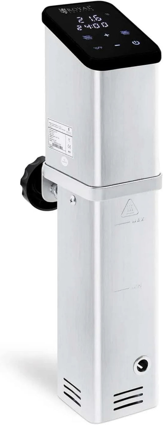 Royal Catering, RCVG- 45 Gotowanie, 500 W, 5 do 90°C, Stoper, Usługi restauracyjne, Kuchnia Gotowanie pod Vid Niską Tempera, Royal RCVG-45