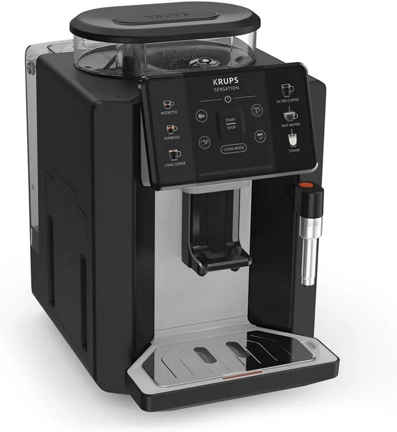 Krups C10 EA910A10 ekspres ciśnieniowy, parzenie espresso z kontrolą ekstrakcji