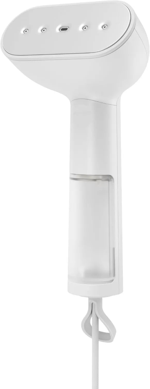 Steamery parownica do ubrań, SteamerPortable, 1350 W, 21 g, duży zbiornik, para, funkcja ogrzewania, biały