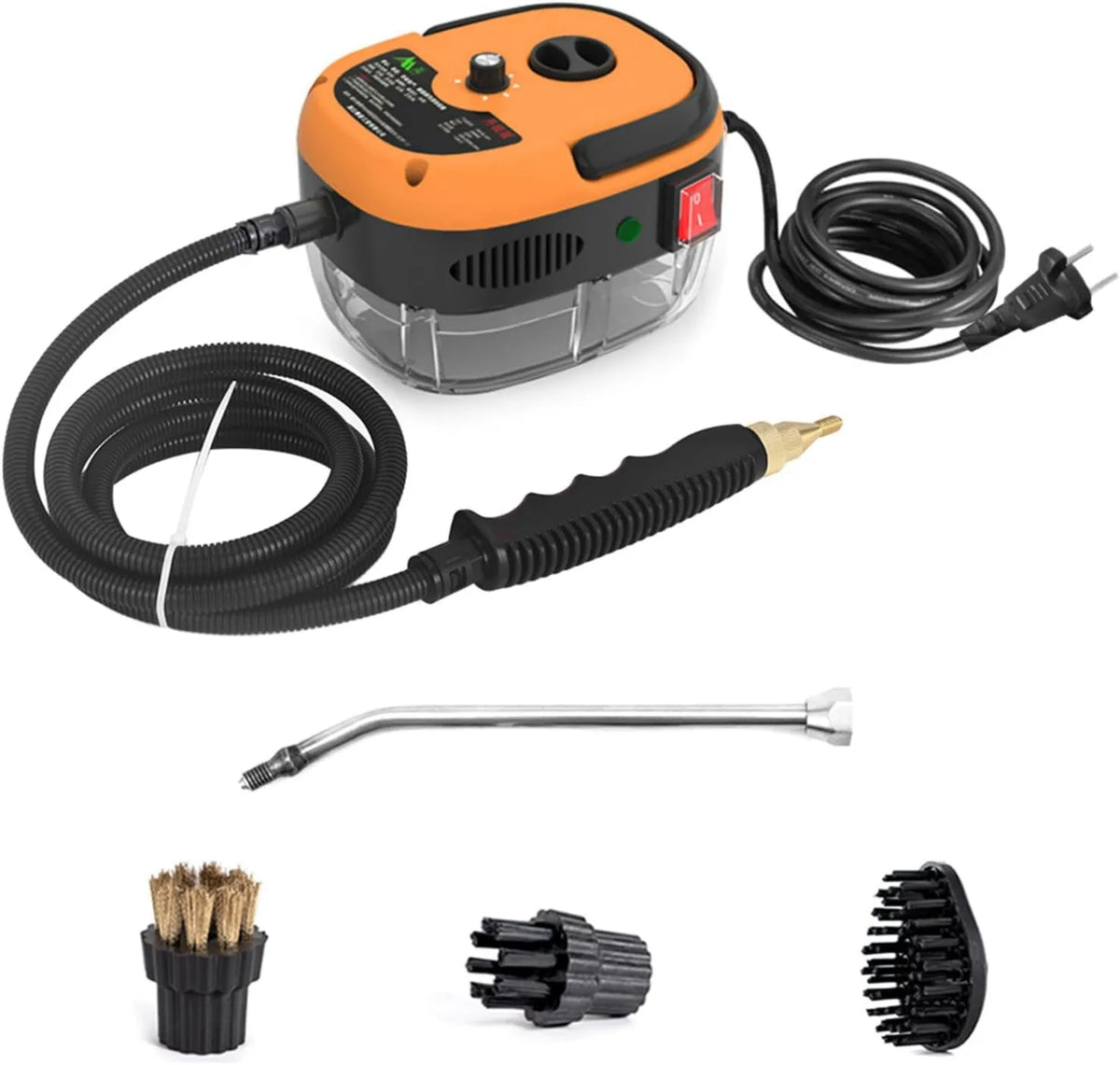 Irishom myjka parowa, Czyszczenie, Przenośne, 2500 W, para, 2 Strefy temperatury, do Meble kuchenne Wóz