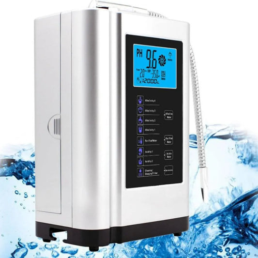 ZHPPED, PH3.5- 10.5 Generator, Picie, Filtr, System Filtra Wody Pijacej, 8000 l, Wyświetlacz LCD, Biały, Ionizer, 3.8 cali PH3.5-10.5