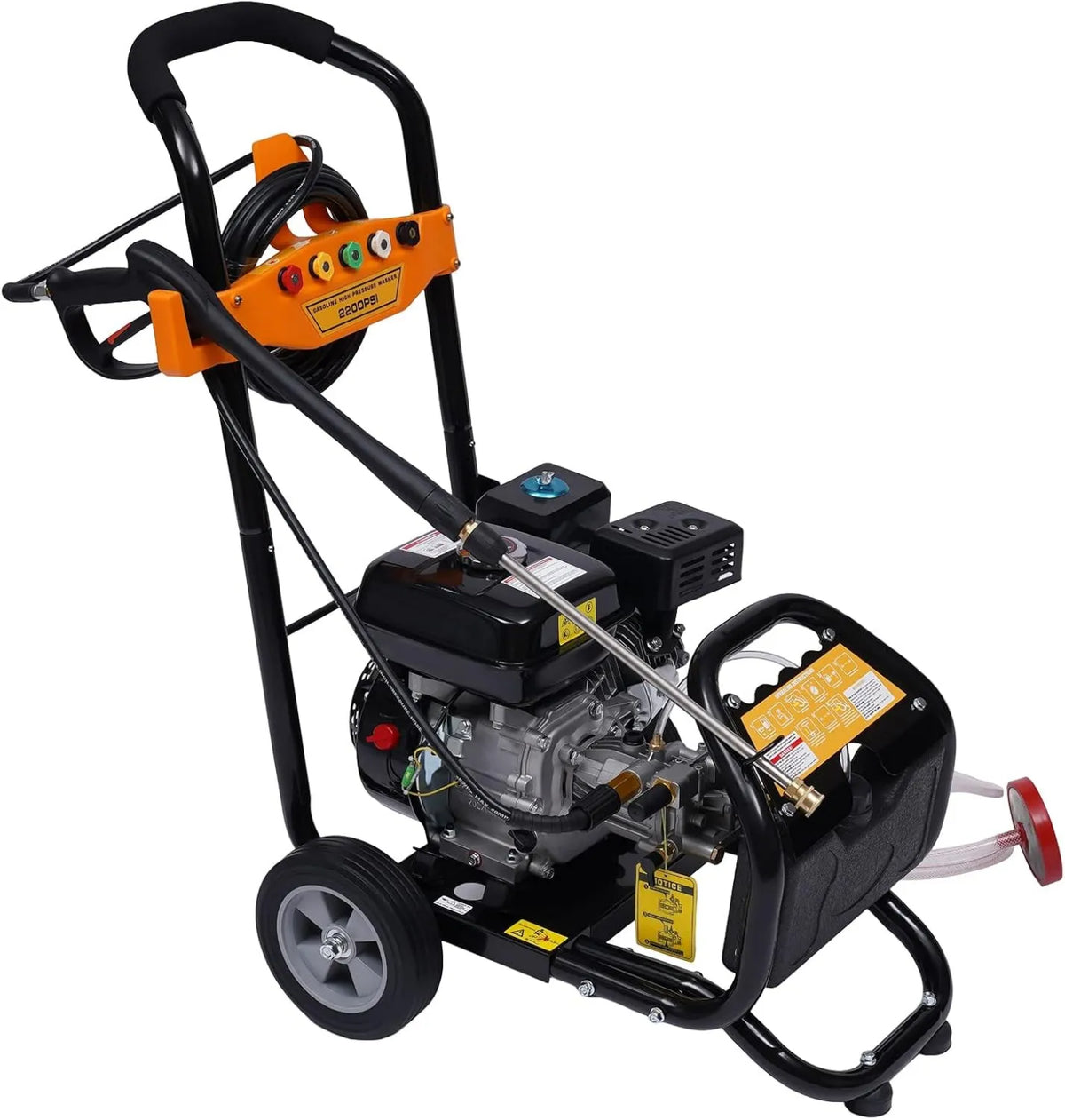 kangten, HP Wysokie ciśnienie, 220 bar, silnik 7 z 210 CCM, 3200 PSI, czyszczarka z 5 dysz