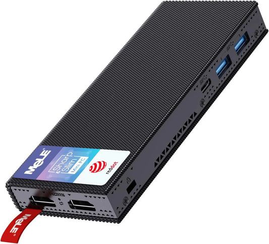 PCG02 N100 wentylator, sterowanie WiFi, MeLE Pro Mini PC Stick bez wentylatora Alder Lake, Micro PC 8GB 256GB Mini komputer stacjonarny z WiFi 2,4G/5G