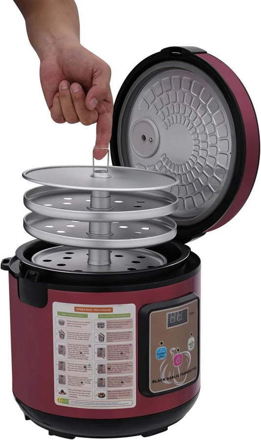 YyanLAK, L / 6 automat do fermentacji purple- 5, 6 l, 50-85°C, 5 l, czarny, do produkcji jogurtu i wina ryżowego violet-5