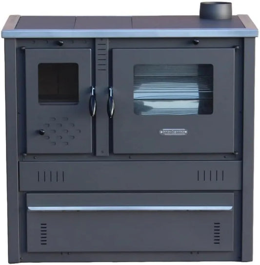 FUMAX kuchenka z piekarnikiem, Naczynia kuchenne z piekarnikiem, Ø150 proste, Rustico ECO Woodware kuchenka A + 10 KW