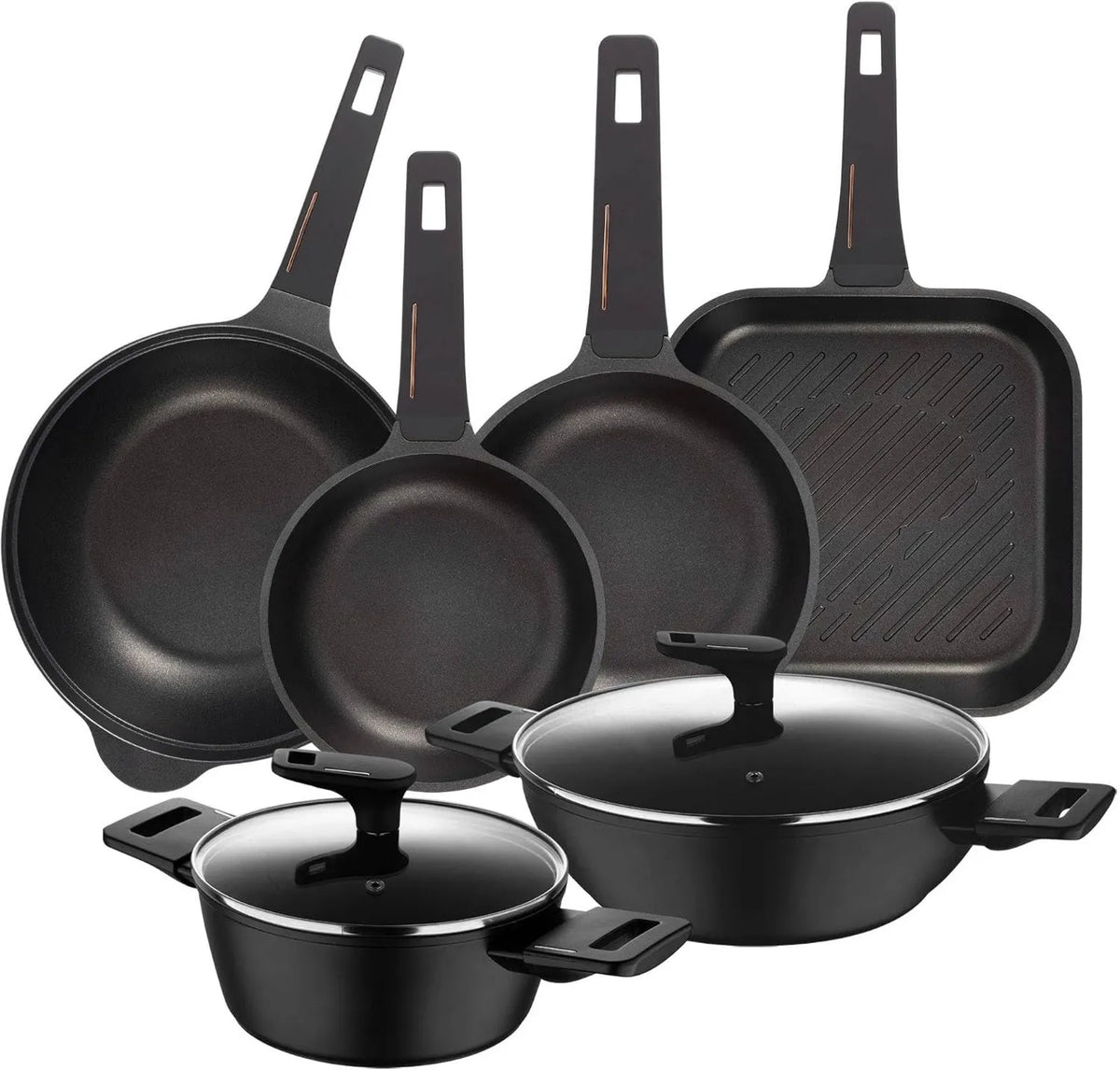 Bergner, Piec do grillowania, 28x28 cm, Ø 28 cm, naczynia, 24 cm