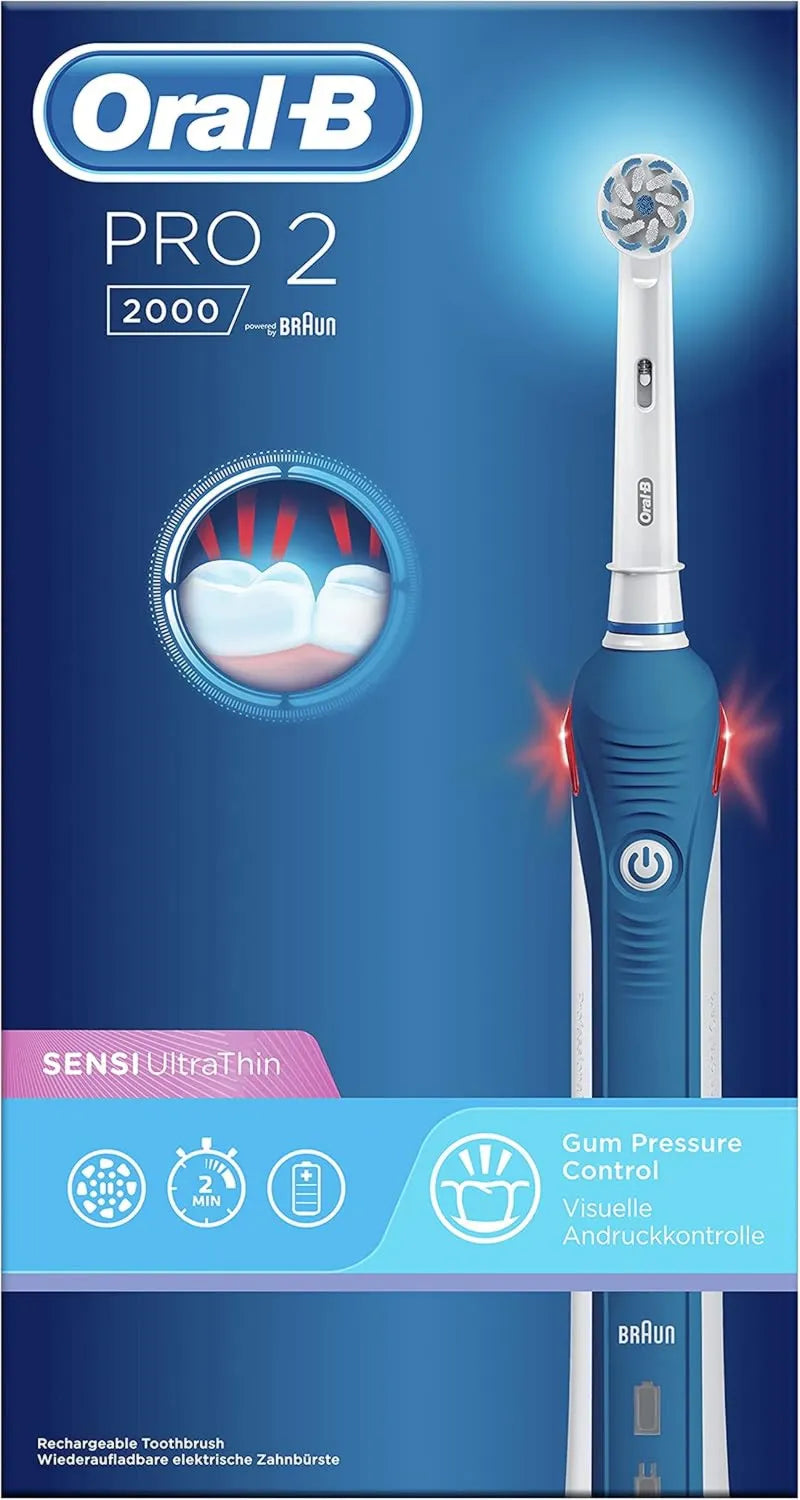 Oral-B, Braun szczotka, szczoteczka do zębów, higiena, 2 tryby, niebieski, do higieny zębów