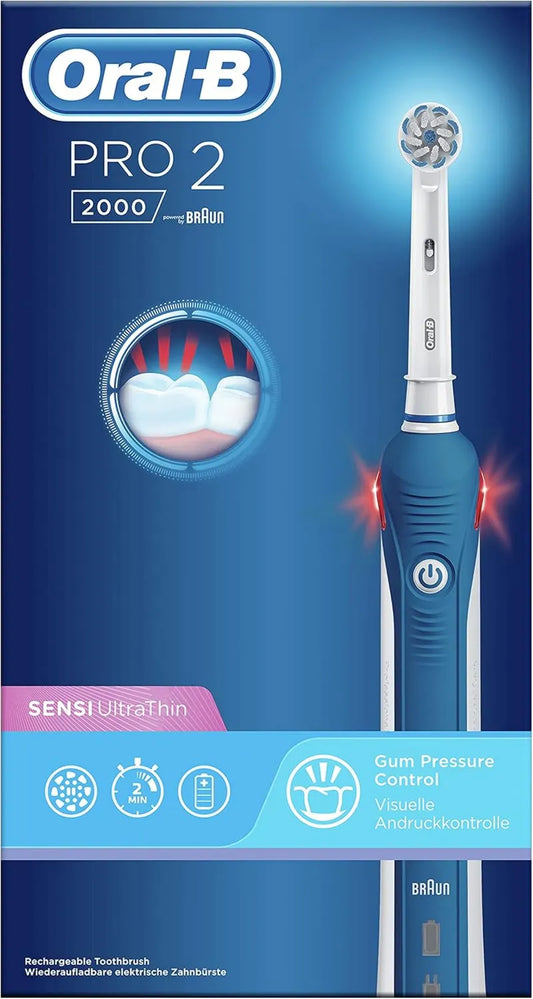 Oral-B, Braun szczotka, szczoteczka do zębów, higiena, 2 tryby, niebieski, do higieny zębów