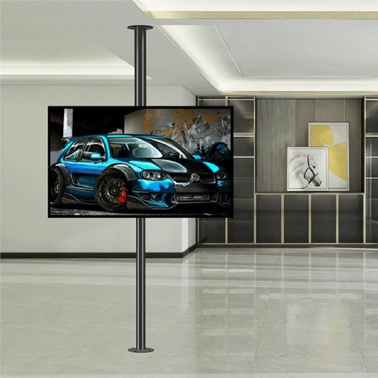YUZDNM uchwyt ścienny, Szafka TV, LCD ekran, Rozmiar: 595- 850 mm, TV sufit, Regulowany przechył, 360 LCD TV Rotacyjna Rama podłogowa Kloison De 595-850 mm