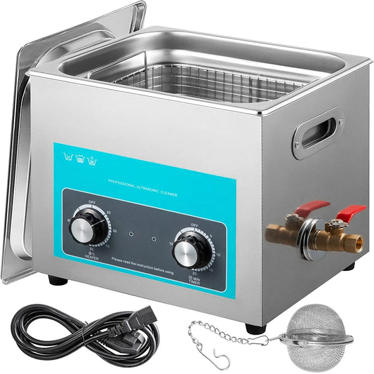Moh, Grzejnik elektryczny, 10 l, Profesjonalny Ultrasoniczny środek czyszczący 220 V, licznik czasu, stal nierdzewna