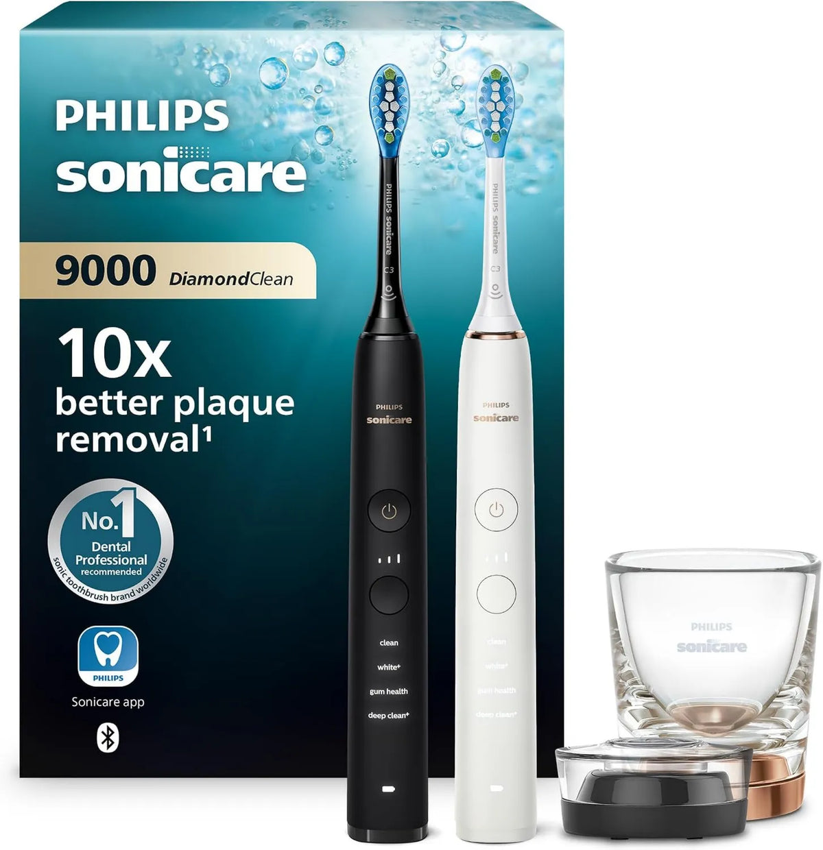 PHILIPS, HX9914 2. Szczoteczka do zębów HX9914 57 Sonicare DiamondClean 9000 2. Rękojeść czarny Schwarz i biały