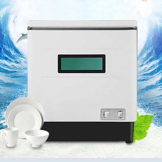 DGJMuu zmywarka kompaktowa, Zmywarka do naczyń, 60 l, 220 V, przenośna, stal nierdzewna, NOWOŚĆ myjka stołowy 220 V Kompaktowa zmywarka do naczyń Worfform