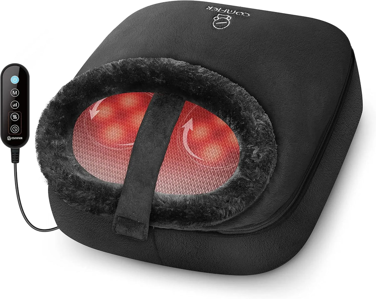 COMFIER, 2- in-1 Masażer, Funkcja ogrzewania, Masażer stóp Shiatsu z ciepłem 2-en-1