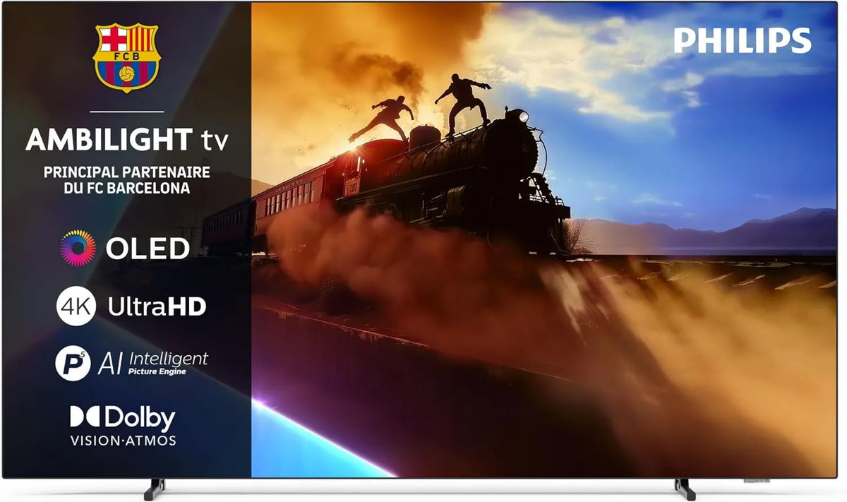PHILIPS, 65OLED760 Smart TV, 65 cali, TV, 4K UHD, IPS płyty, Google Assistant, Alexa i Siri, Dolby Vision i Atmos Sound, Titan OS