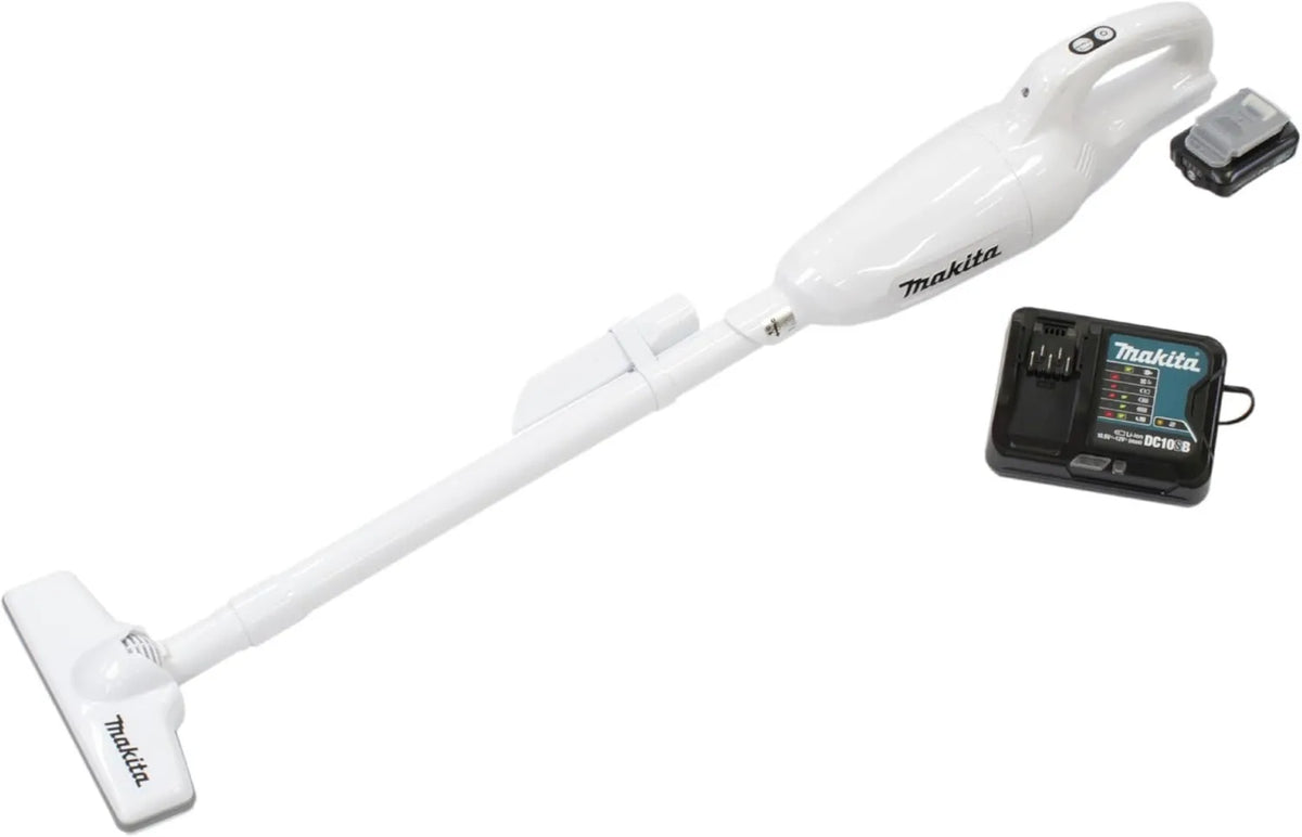 Makita odkurzacz pionowy, CL108FDSAW Odkurzacz, 0, 6 l, biały, ssający sprzęt elektryczny, odkurzacz miotły i elektryczny miotła 0, 6 l Biały