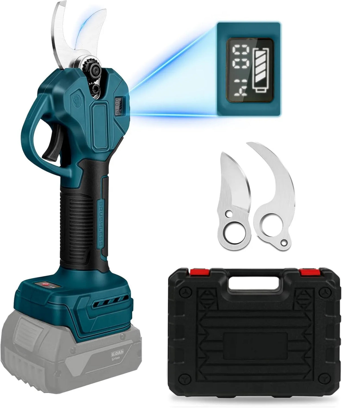 panthem, Bosch GBA 18 bateria, 18 V, 45 mm silnik, wyświetlacz LCD, bezprzewodowy, do Bosch GBA 18 V