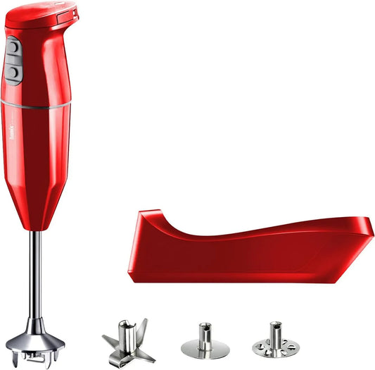Blender, 250 W, 20 min, bamix Zestaw blendera ręcznego PLUS cordless ze stacją ładującą, Tarczą ubijającą ze stali nierdzewnej