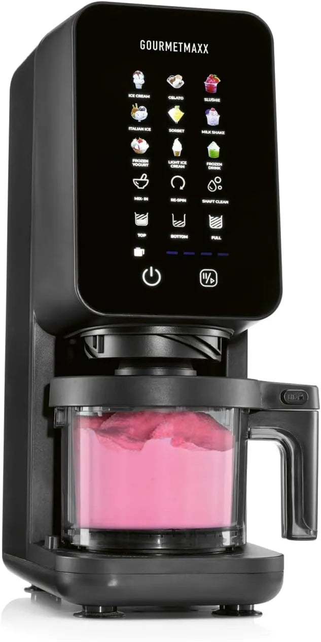 GOURMETmaxx, kostkarka do lodu, Maszyna do śmietany, 700 W, 9 programów, dotyk