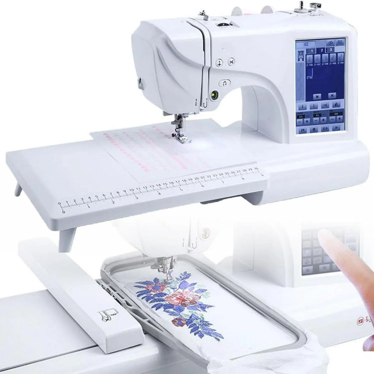 DPLXQPP, X 9 Maszyna, dotyk, LCD wyświetlacz, Elektryczna Brodermaker