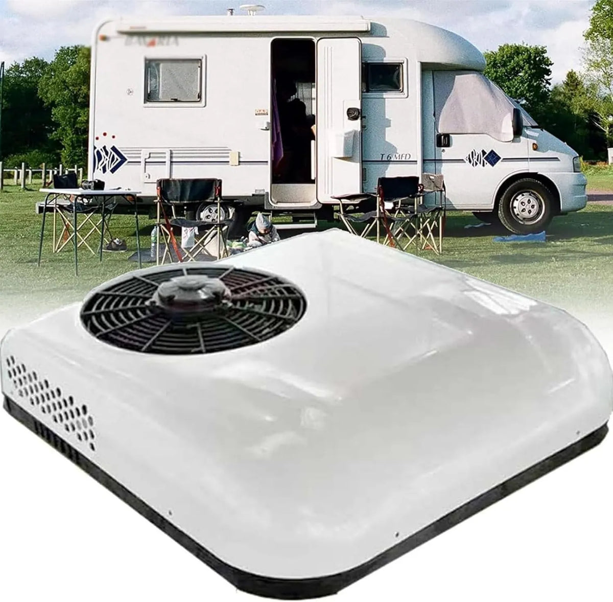 Klimatyzator, 12V/24V Dc Dachowy Klimatyzator, Ciężarówka RV Dachowy Klimatyzator, Szybkie Chłodzenie I Ogrzewanie