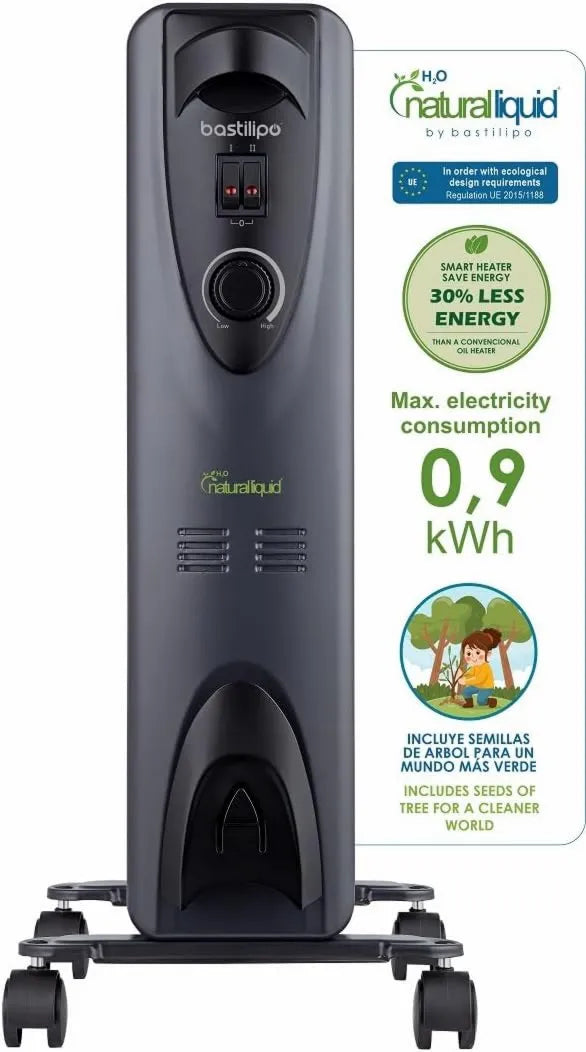 Bastilipo, RC- ECOFLUID- 11 H2O, 2000 W, szary RC-ECOFLUID-11