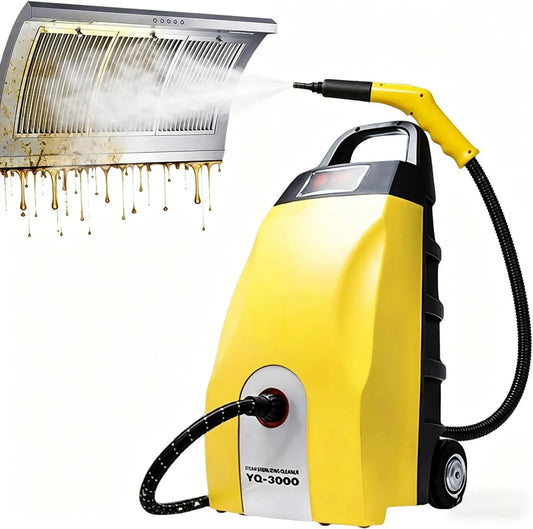 Geacdvre myjka parowa, Czyszczenie parowe, 3, 5 l, 3000 W, duży zbiornik, profesjonalny, restauracja, korzystanie z podłogi, kuchnia, samochód, okna i sofa, 110°C