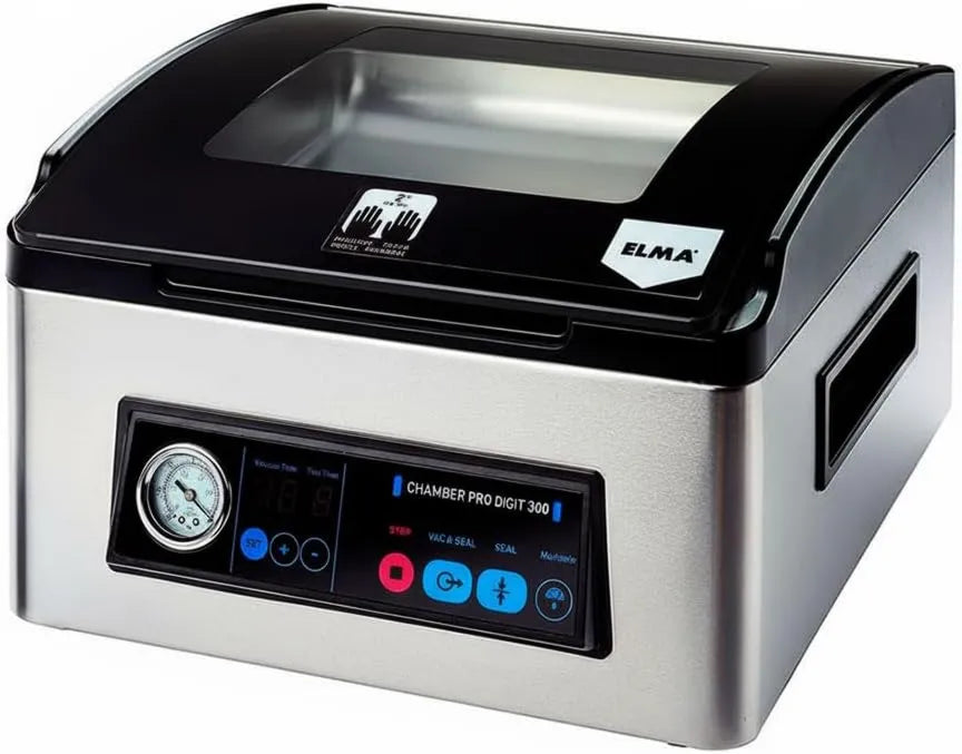 Elma pakowarka próżniowa, Zawiera puste torby, Pakowanie z płynami, do intensywnego użytku, Komora Pro Digit 300 Packer próżniowy, Bar