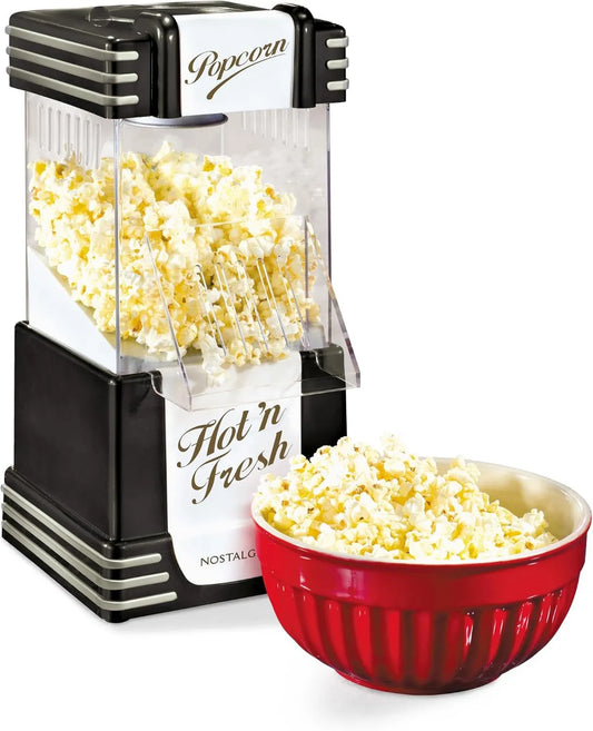 Nostalgia, Maszyna do Countertop, Popcorn maszyna, 12 kubków, czarny