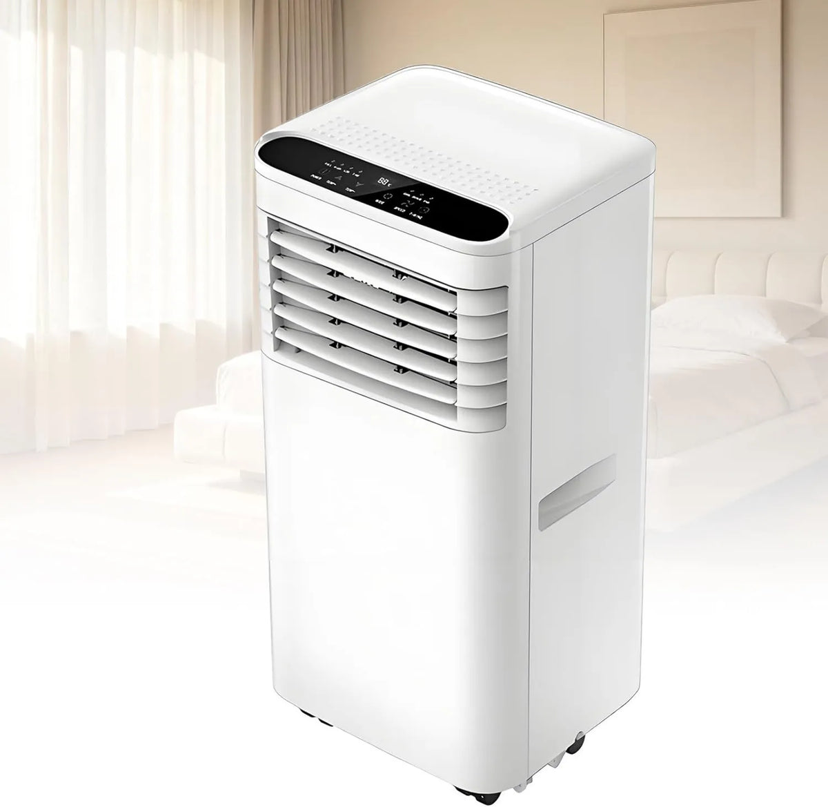 DNEPEI klimatyzator przenośny, 4-in-1 klimatyzator, przenośny, licznik, mobilny klimatyzator 7000 BTU 4-en-1
