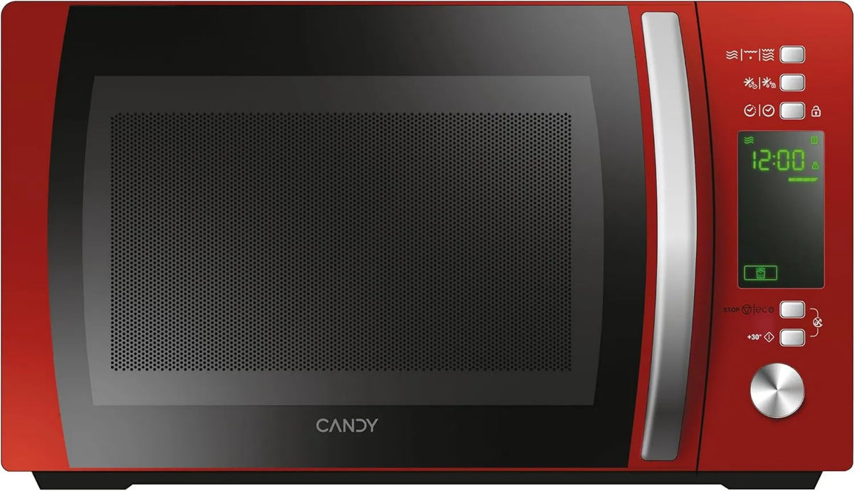 CANDY, Cmxg20Dr kuchenka mikrofalowa, 20 l, 700 W, 40 programów, Grill, Czerwony