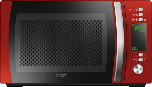 CANDY, Cmxg20Dr kuchenka mikrofalowa, 20 l, 700 W, 40 programów, Grill, Czerwony
