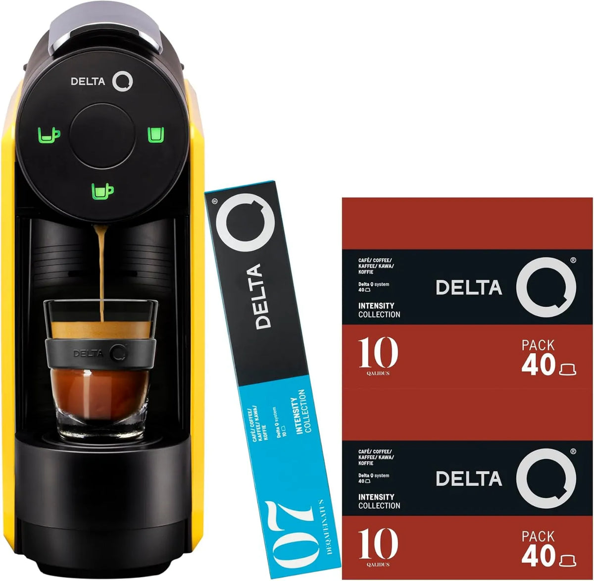 Delta Q, Kapsułka, ekspres do kawy, 0, 6 l, duży cysterna