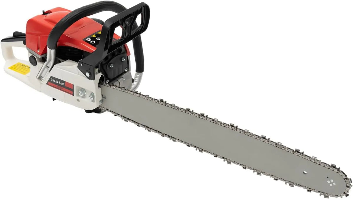Pilarka łańcuchowa, 56 cm, 2,0 kW, 550 ml, 2-suwowa 52cc piła łańcuchowa spalinowa, zestaw pił łańcuchowych, chłodzona powietrzem