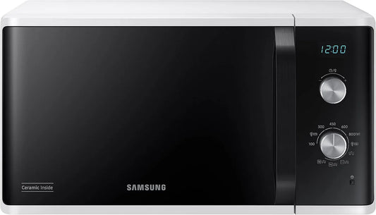 Samsung kuchenka mikrofalowa, MG23K3614AW / ET 39P, 23 l, 800 / 1100 W, grill, rozmrażanie, mikrofalówka, biały, Podwójny wybieranie MG23K3614AW / ET, bezpłatna instalacja MG23K3614AW/ET
