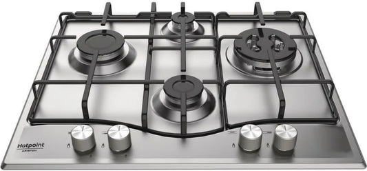 Hotpoint płyta grzewcza, Produkt ze stali nierdzewnej, - Ariston Gas gotowania plan, 600 x 510 x 39