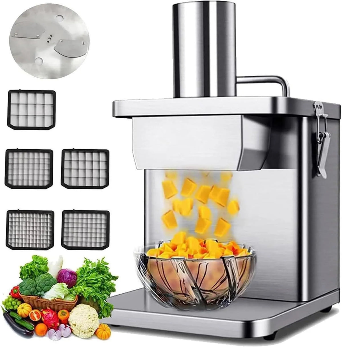 RayGenius maszynka do mięsa, Slicing, chusteczka do mięsa, uchwyt handlowy profesjonalny chuchusteczka 200 Watts, 10 Mm Blade