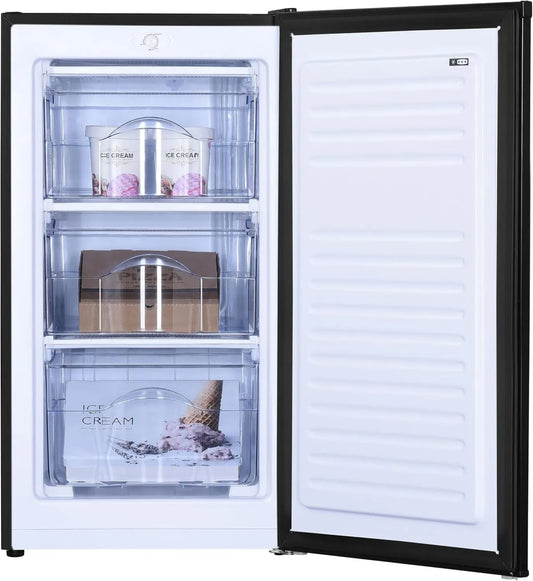 PRIMO zamrażarka, 64 l, klasa energetyczna D, PR150DV, wolna pozycja, czarny
