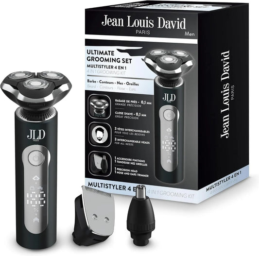 Jean-Louis David, Bateria, Golarka, 0.1 mm, USB, Barbe, Jean Louis David Shaver Elektryczny Barb 4 w 1