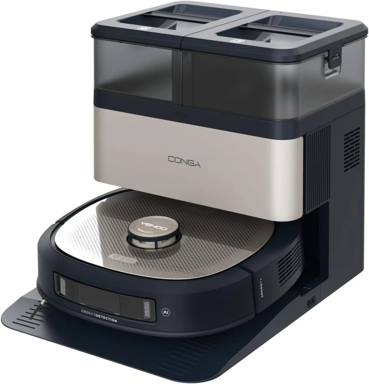 Cecotec robot sprzątający, Z100 Odkurzacz, IA i Laser Conga X- Tree, 20000Pa, Serwer materiałów bialnych XXL