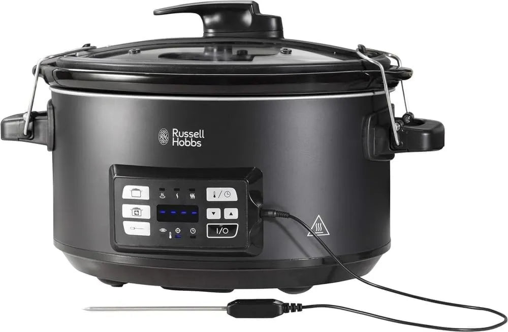 Russell Hobbs, wolnowar, ceramiczny wyjmowany garnek, regulacja temperatury, urządzenie wielofunkcyjne, inteligentny czujnik temperatury